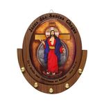 PORTA-CHAVES-OVAL-JESUS-DAS-SANTAS-CHAGAS