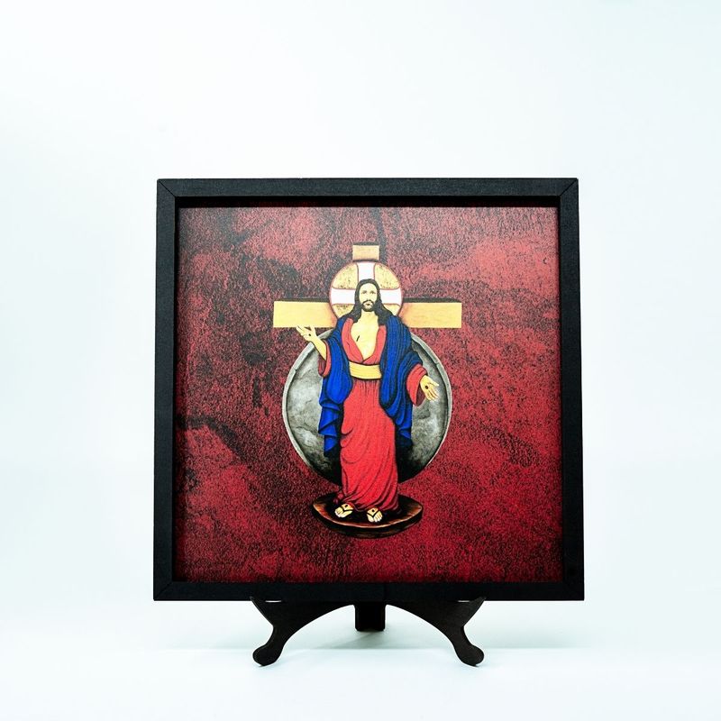 QUADRO-JESUS-DAS-SANTAS-CHAGAS-COM-FUNDO-VERMELHO-GRANDE-2