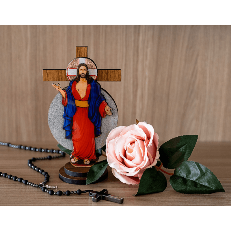 CRUZ-3D-JESUS-DAS-SANTAS-CHAGAS-9CM-4