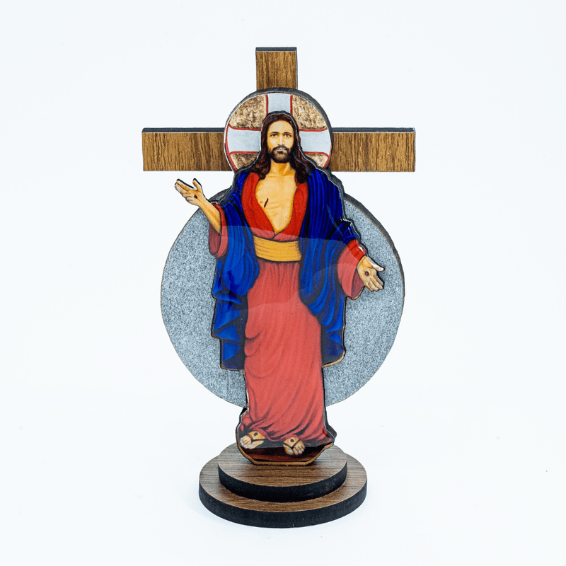 CRUZ-3D-JESUS-DAS-SANTAS-CHAGAS-15CM-1