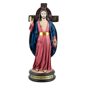 IMAGEM JESUS DAS SANTAS CHAGAS 26 CM