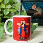 CANECA-PORCELANA-JESUS-DAS-SANTAS-CHAGAS-VERMELHA--2-