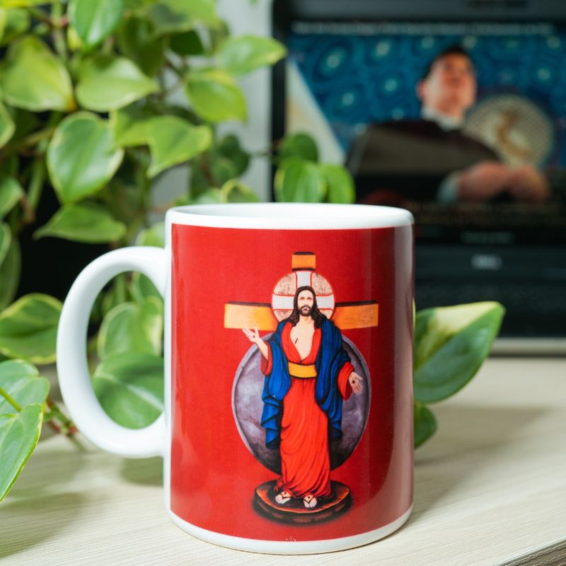 CANECA-PORCELANA-JESUS-DAS-SANTAS-CHAGAS-VERMELHA--2-