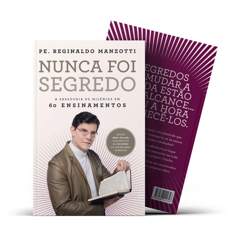 Livro-Nunca-Foi-Segredo-Padre-Reginaldo-Manzotti