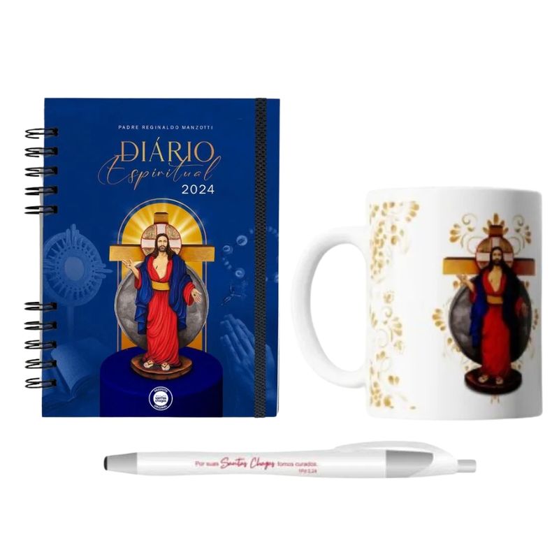 Kit-Diario-Espiritual-2024-com-Caneca-Fosca-e-Caneca-Touch-Jesus-das-Santas-Chagas