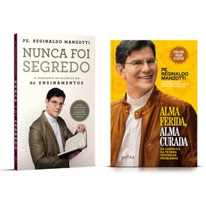 Kit Livro Alma Ferida, Alma Curada e Livro Nunca Foi Segredo