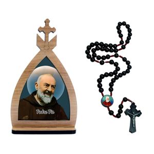 Kit Capela e Terço São Padre Pio