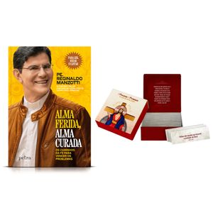 Kit Livro Alma Ferida, Alma Curada e Caixa Preciosas Promessas Jesus das Santas Chagas