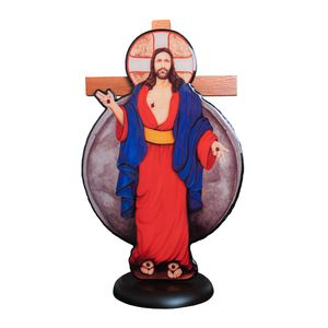 Adorno de Mesa de Jesus das Santas Chagas 28,5cm