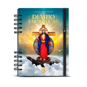 Diário Espiritual 2025 Padre Reginaldo Manzotti Capa Céu