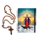 KIT-DIARIO-ESPIRITUAL-2025-CAPA-CEU-E-TERCO-JESUS-DAS-SANTAS-CHAGAS-DE-10MM