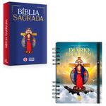 Kit-Diario-Espiritual-2025-Capa-Ceu-e-Biblia-Jesus-das-Santas-Chagas-Ed.-Paulinas