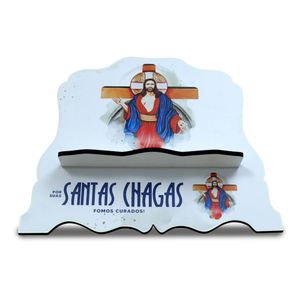 Porta Biblia Personalizado Jesus das Santas Chagas