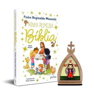 Kit Minha Primeira Bíblia e Capela Jesus das Santas Chagas Mirim