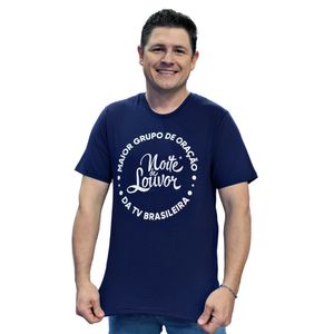 Camiseta Azul Programa Noite de Louvor