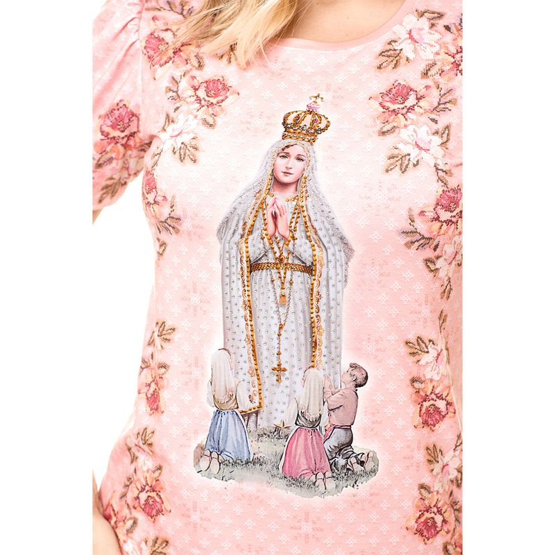 camiseta_feminina_nossa_senhora_de_fatima_rose_rosa_bem_delicada_com_strass