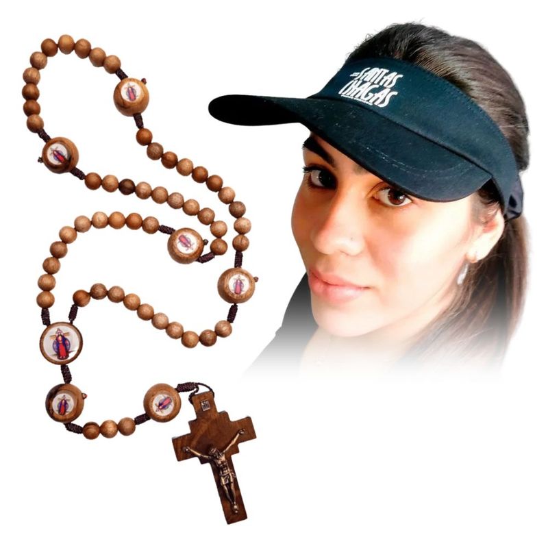 Kit-Terco-Jesus-das-Santas-Chagas-e-Viseira-Preta-Por-tuas-Chagas-Fomos-Sarados