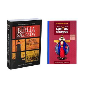 Kit Bíblia Léctio Divina e Devocionário Jesus das Santas Chagas