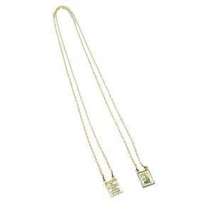 Escapulário Nossa Senhora do Carmo Mini Dourado