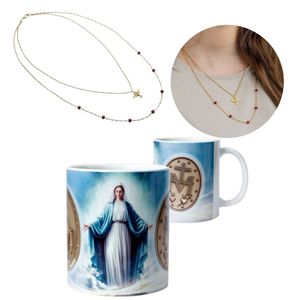 Kit Caneca e Colar Espírito Santo