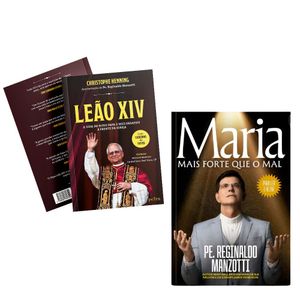 Kit Livro Maria Mais Forte que o Mal  e Livro Leão XIV
