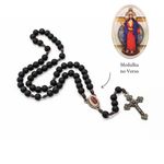 Terco Jesus das Santas Chagas 8mm Preto Emborrachado -2-