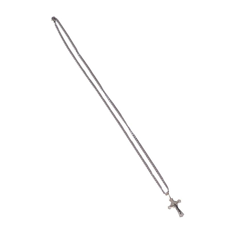 Colar Cruz de Sao Bento Inox -3-