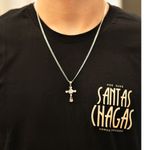 Colar Cruz de Sao Bento Inox -2-