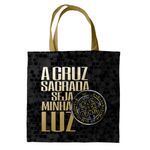 Ecobag Medalha de Sao Bento Preta -3-