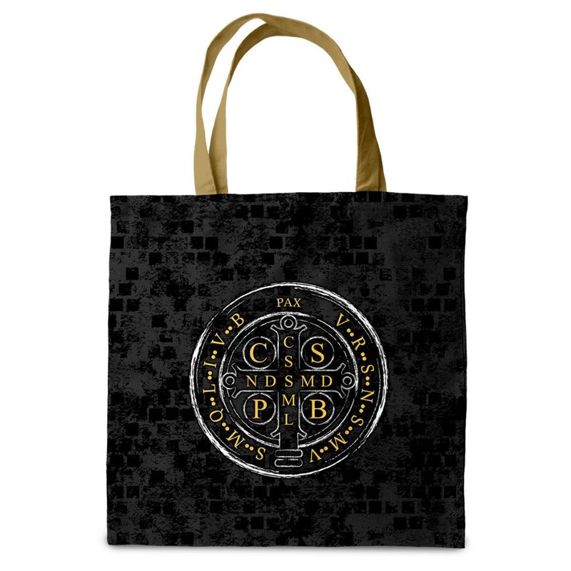 Ecobag Medalha de Sao Bento Preta