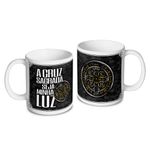 Caneca Medalha de Sao Bento Preta Arabesco