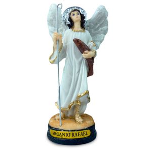 Imagem Arcanjo São Rafael Resina 12cm
