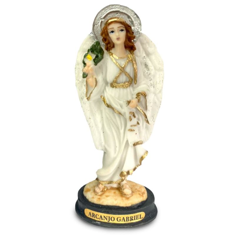 Imagem Arcanjo Sao Gabriel Resina 12cm