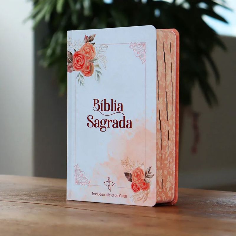 Biblia Sagrada Traducao Oficial da CNBB 6ª Edicao _ Capa Floral -3-