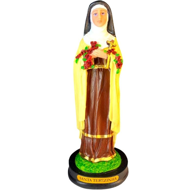 Imagem Santa Teresinha Resina 15cm -2-