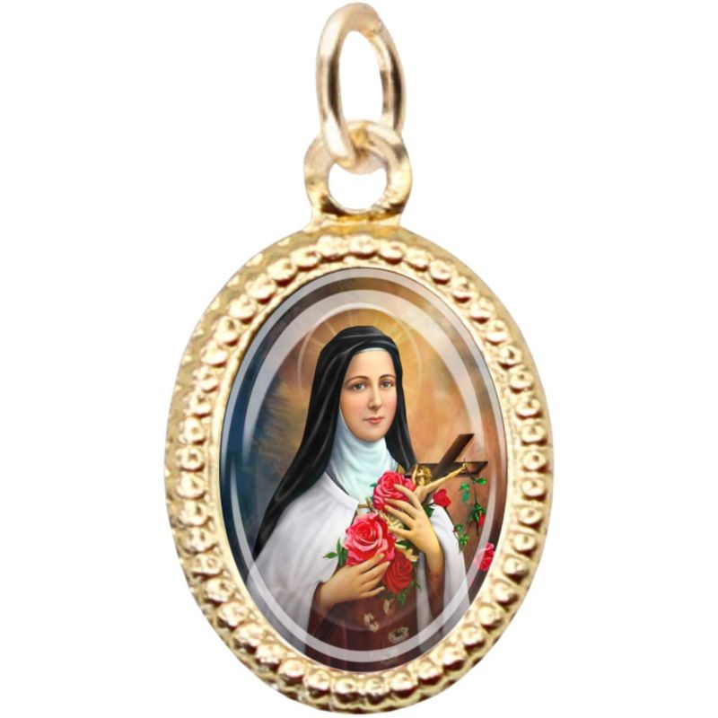 Medalha Santa Teresinha Dourada